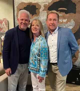 Eric and Laura Hutter with Glenn Beck